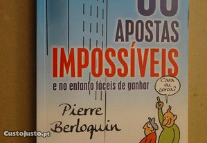 "50 Apostas Impossíveis e no Entanto Fáceis de Ganhar" de Pierre Berloquin - 1ª Edição