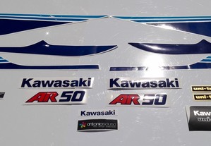 kawasaki AR 50 e AR80 stickers autocolantes decals
