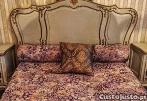Conjunto de Quarto Vintage Estilo Luís XV