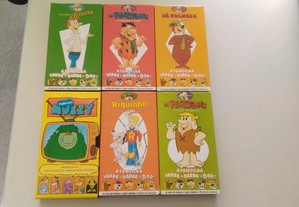 6 Cassetes VHS desenhos animados