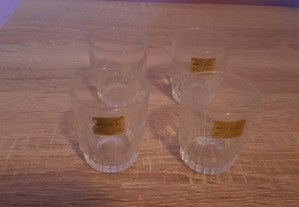 Conjunto de 4 copos Licor Arcoroc France