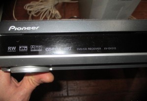 Leitor DVD/CD Receiver XV-DV313 e sistema de som com sub woofer 75 W