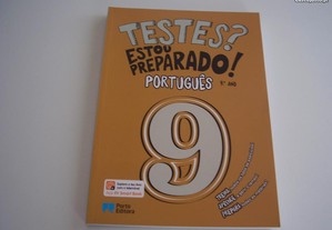 Livro Novo "Testes? Estou Preparado!" / Português / 9.º ano / Portes Grátis