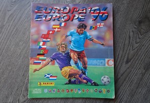 Caderneta de cromos de futebol Europa Euro 96 - Panini