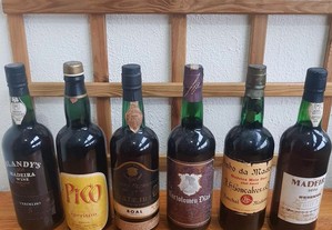 Garrafas de vinho Madeira