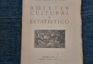 Boletim Cultural e Estatístico C.M. Lisboa N.º 1-1937