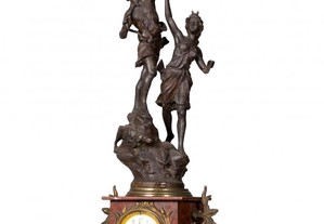 Relógio deusa Diana Louise Moreau século XIX
