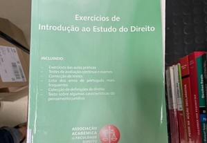 livro exercicios de introducao ao estudo do direito- pedro murias fdl