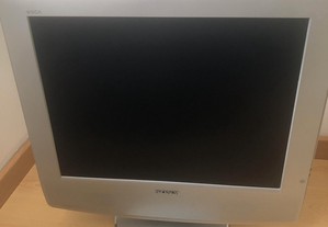 Tv Sony prateada com comando(ecran plano)