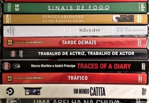 14 DVDs - Cinema Português - Muito Bom Estado