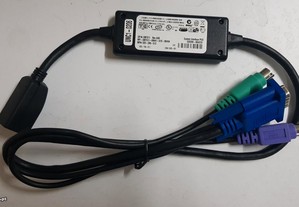 Cabo Dell KVM PS2 VGA Ethernet Interface Pod