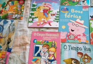Livros para crianças e adolescentes,ou amantes da leitura com banda desenhada e fotos