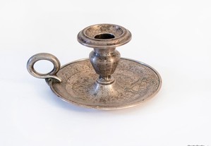 Palmatória candelabro prata século XIX
