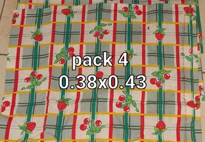 Pack 4 panos "novos" 0.38x0.43