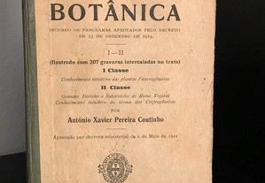 Curso elementar de botânica I - II de António Xavier Pereira Coutinho