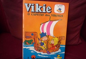 Livro "Vikie o Capitão dos Vikings"