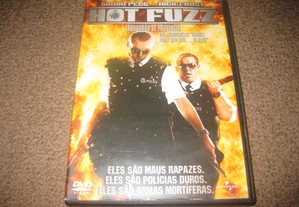 DVD "Hot Fuzz - Esquadrão de Província" com Simon Pegg