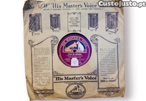 Disco 78 RPM  His Master s Voice    Adelina Fernandes (Fado da Cesria / Fado da Florista)