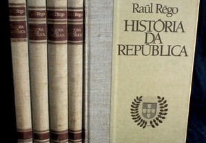 Livros História da República Raúl Rêgo 5 volumes Completo