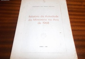 Ministério das Obras Públicas-Relatório 1968