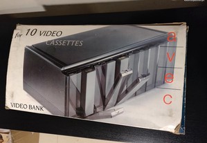 Caixa arquivadora para video cassetes (VHS)