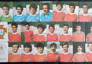 23 calendários com os jogadores da selecção nacional presente no México 86