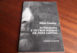 "Autografia e Outros Poemas de Pena Capital" de Mário Cesariny - Edição de 2007