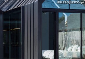 Bungalows/Casas LSF modulares moveis