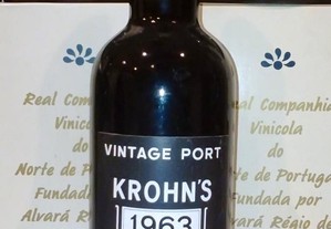 Vinho do Porto krohn's vintage 1963