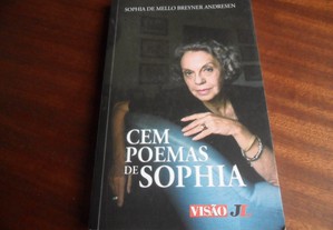 "Cem Poemas de Sophia" de Sophia de Mello Breyner Andresen - 2ª Edição de 2004