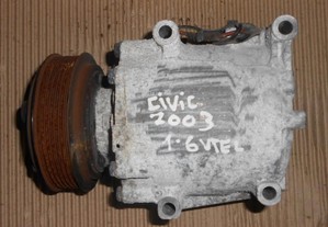 Compressor de ac para Honda Civic 1.6 gasolina (2003) D00311488 38800PLAE021M2