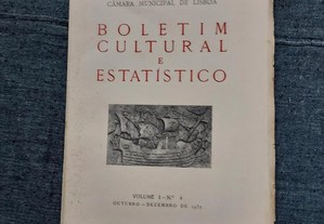Boletim Cultural e Estatístico Camâra Municipal Lisboa N.º 4-1937
