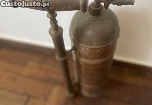 Pulverizador antigo em cobre- Construtora Metalúrgica Lisboa