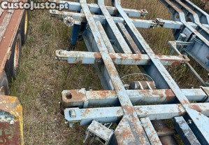 Vários Semi reboques porta contentor extencivel