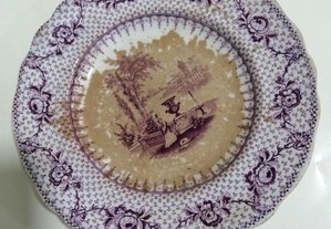 Prato de doce em porcelana inglesa Laconia JM&S