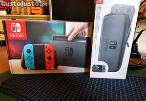 Nintendo Switch V1 - Bom estado + Bolsa Switch