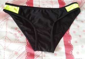 cuecas de bikini pretas - tamanho 36 - novas