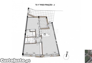 Apartamento T2 - 1º Fr.-J - Empreendimento...