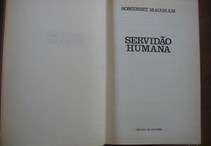 Servidão humana - Somerset Maugham