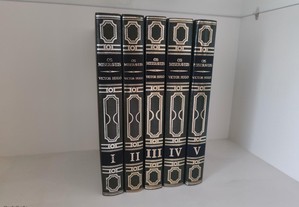 Coleção Livros Antigos de Capa Dura - Os Miseráveis - Victor Hugo