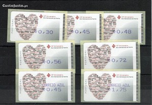 Selos Portugal 2004-Etiquetas 29A MNH com Recibo