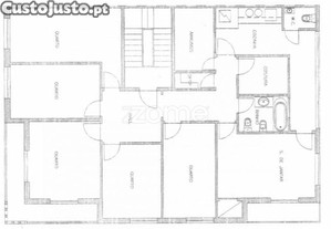 Apartamento Em S. Vitor T5+1