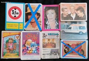 Calendários de algumas edições de coleções numeradas dos anos 80 e 90  0,45 unidade