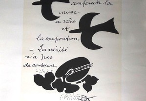 Litografia Georges Braque La Renaissance