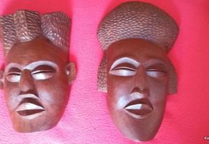 Máscaras, artesanato angolano