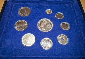 As ultimas pesetas em prata proof