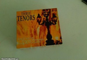 caixa com 4 cds three tenors