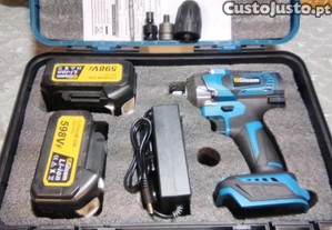 Gsamis 1200n.m chave de impacto eltrica sem escovas,2 BATERIA,NOVO.