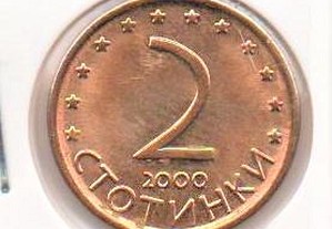 Bulgária - 2 Stotinki 2000 - soberba