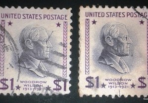 Stamp Woodrow Wilson (1954)